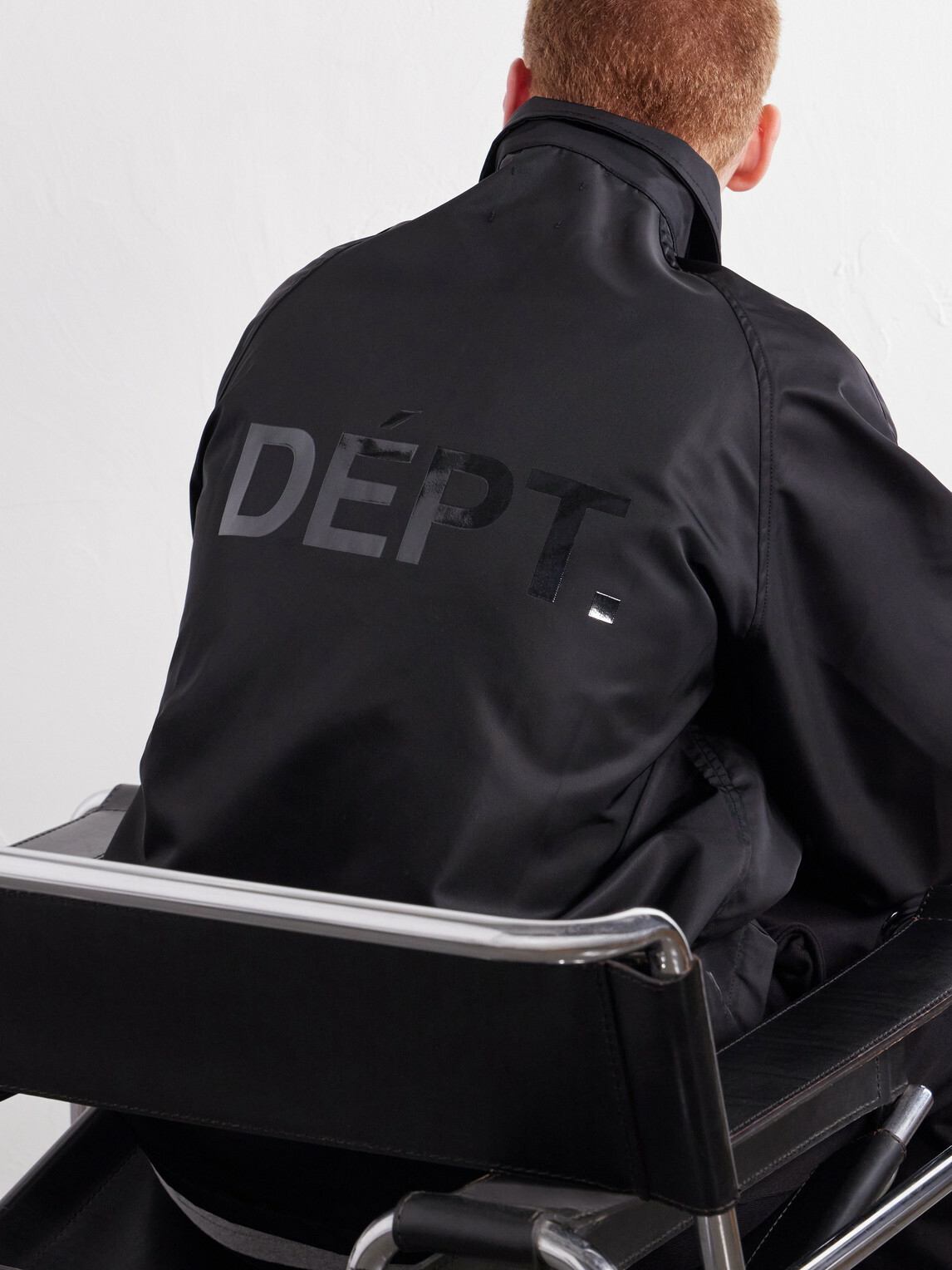 Gallery Dept. - Montecito Logo-Embroidered Shell Jacket - Black