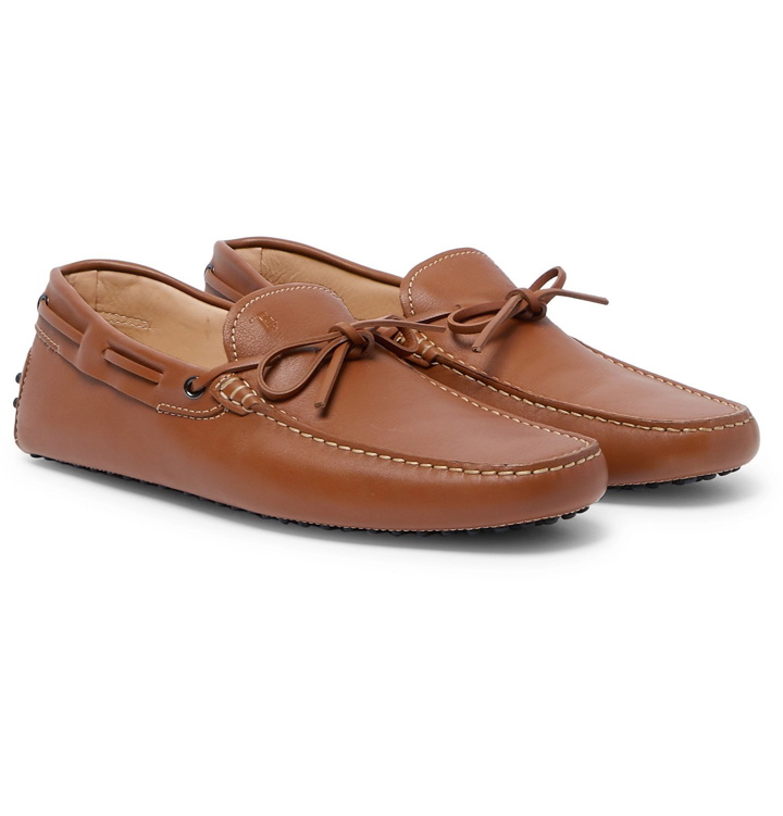 Photo: Tod's - Gommino Leather Driving Shoes - Brown