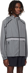 On Gray Performance Volt Running Jacket
