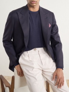 Zegna - Cashmere and Silk-Blend Sweater - Blue