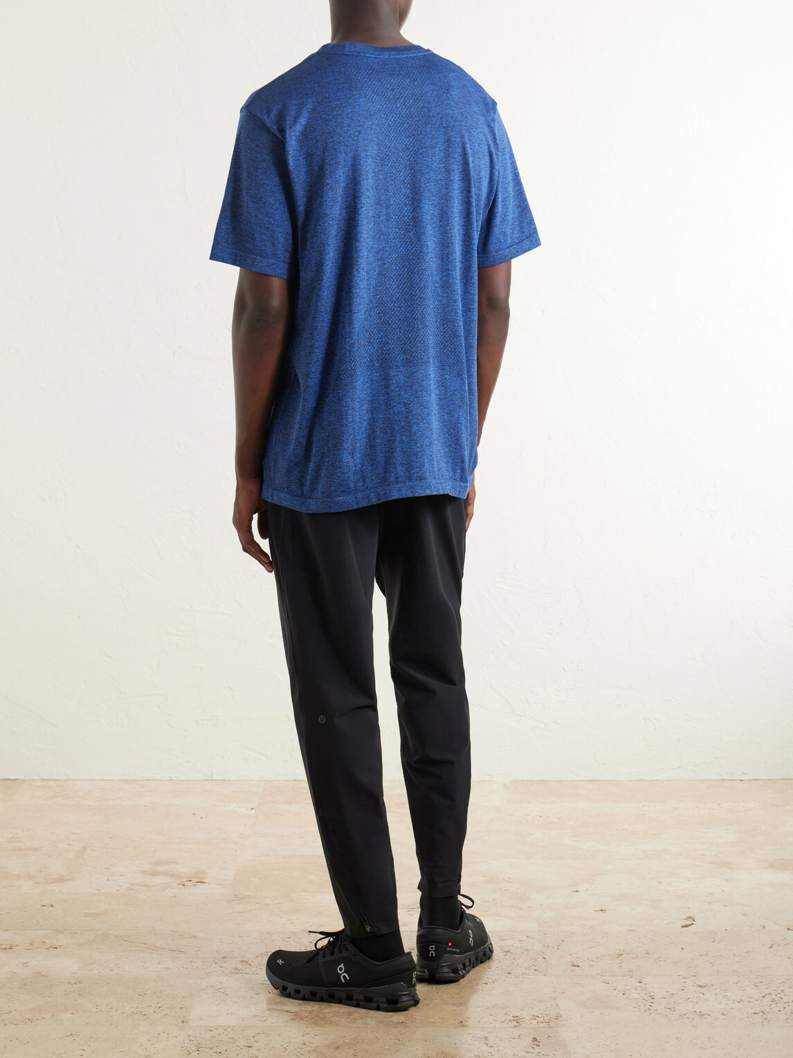 On - Train AURAFLEX™ Recycled-Jersey T-Shirt - Blue