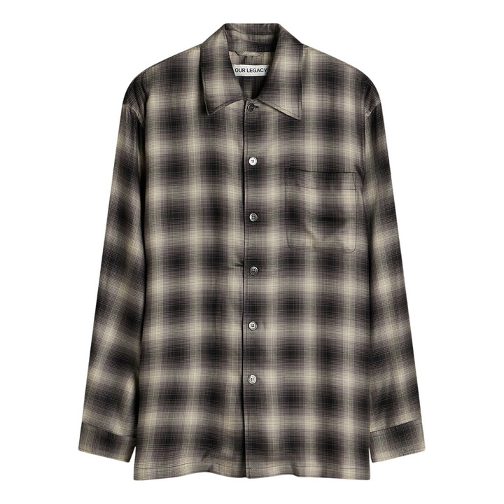 Photo: Our Legacy Men's Check Saloon Tencel Every Shirt in Taos