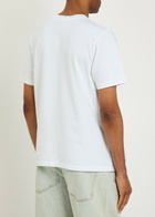 Casablanca Dance Joy Printed Cotton T-shirt White