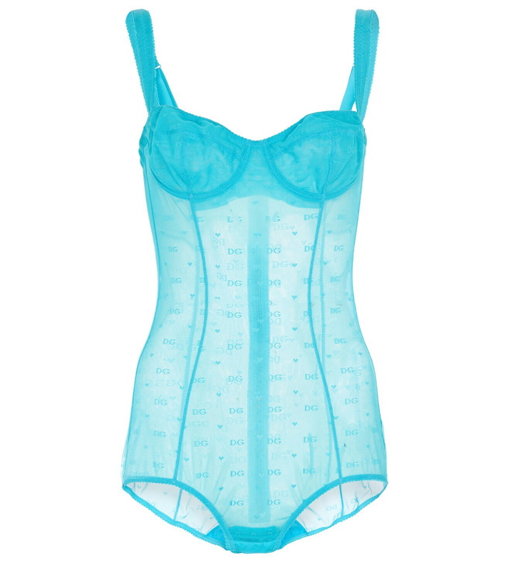 Photo: Dolce&Gabbana DG jacquard tulle bodysuit