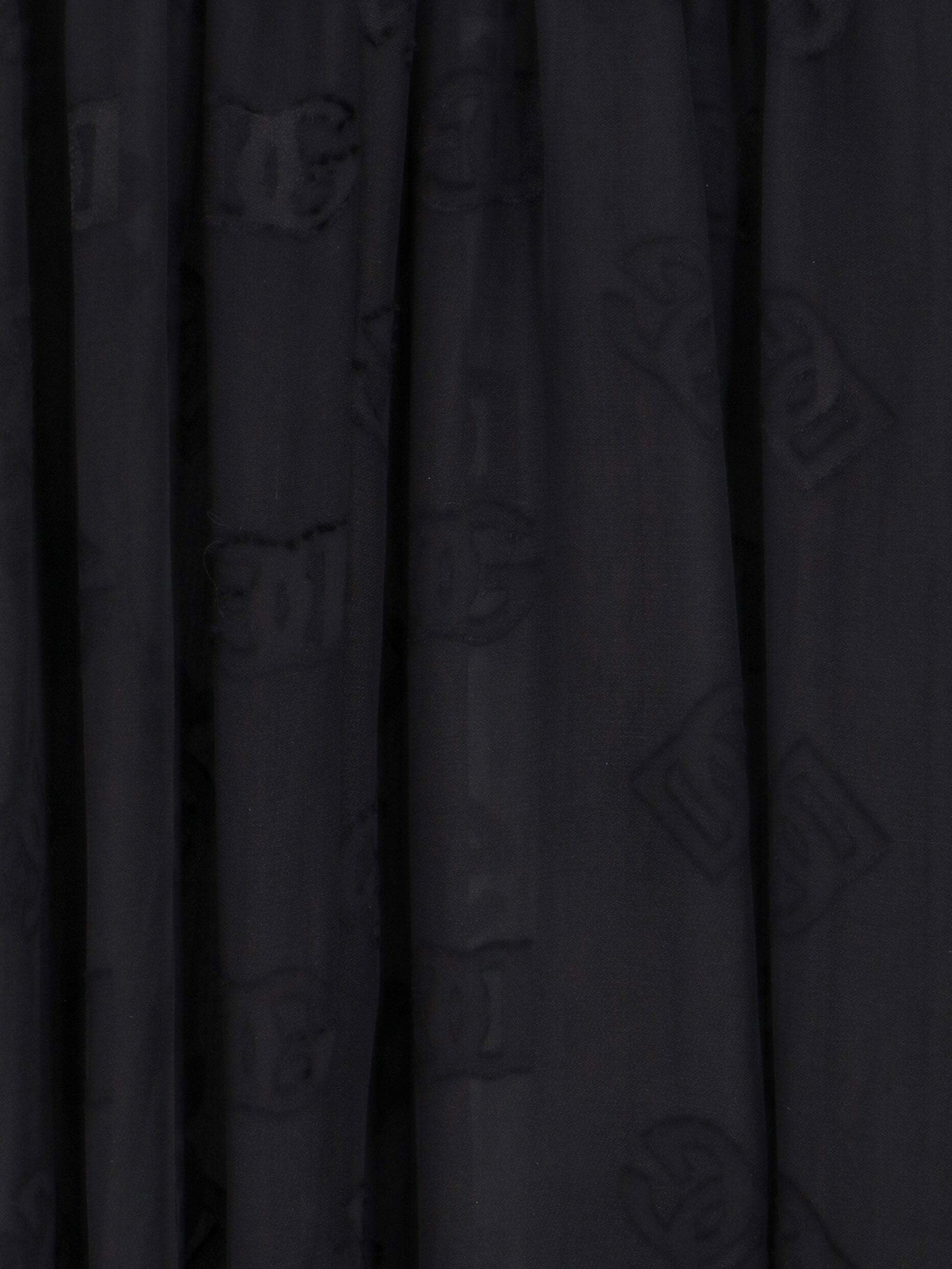 Dolce & Gabbana Black Purple Logo Slim Dress Formal Shirt main image 0