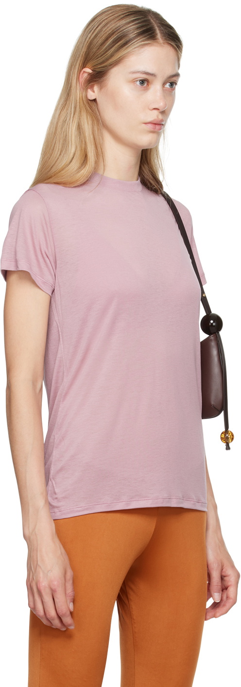 Baserange Purple Bamboo Lyocell T-Shirt Baserange