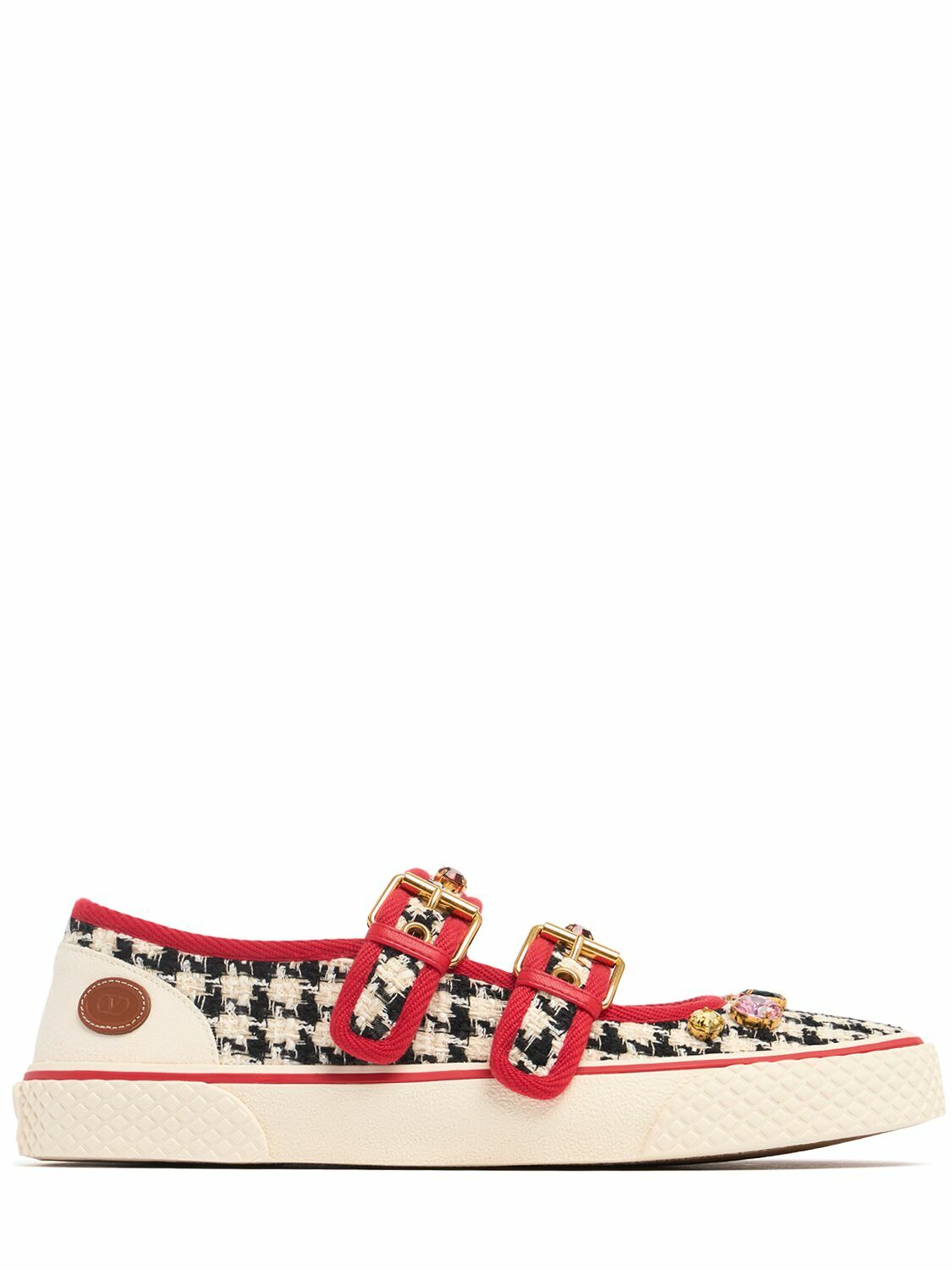 スニーカー Valentino Garavani Sneaker Mary-Jane Dollyboard Dollyboard floral Mary Jane sneakers in multicoloured