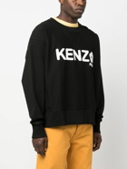 KENZO - Logo Cotton Crewneck Sweatshirt