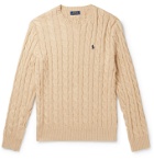 Polo Ralph Lauren - Cable-Knit Cotton Sweater - Neutrals