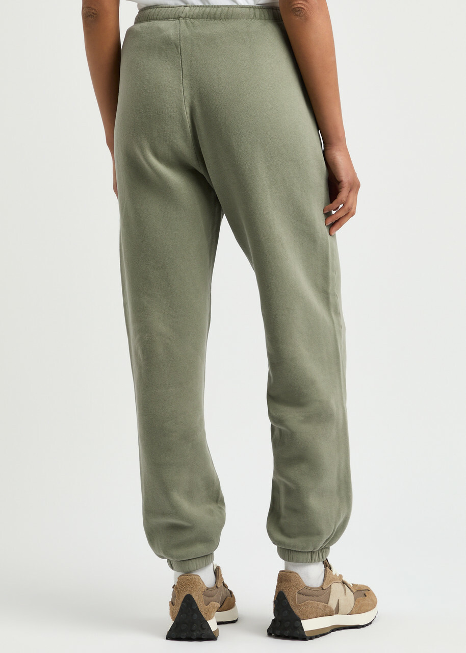 American Vintage Izubird Stretch-cotton Sweatpants Khaki