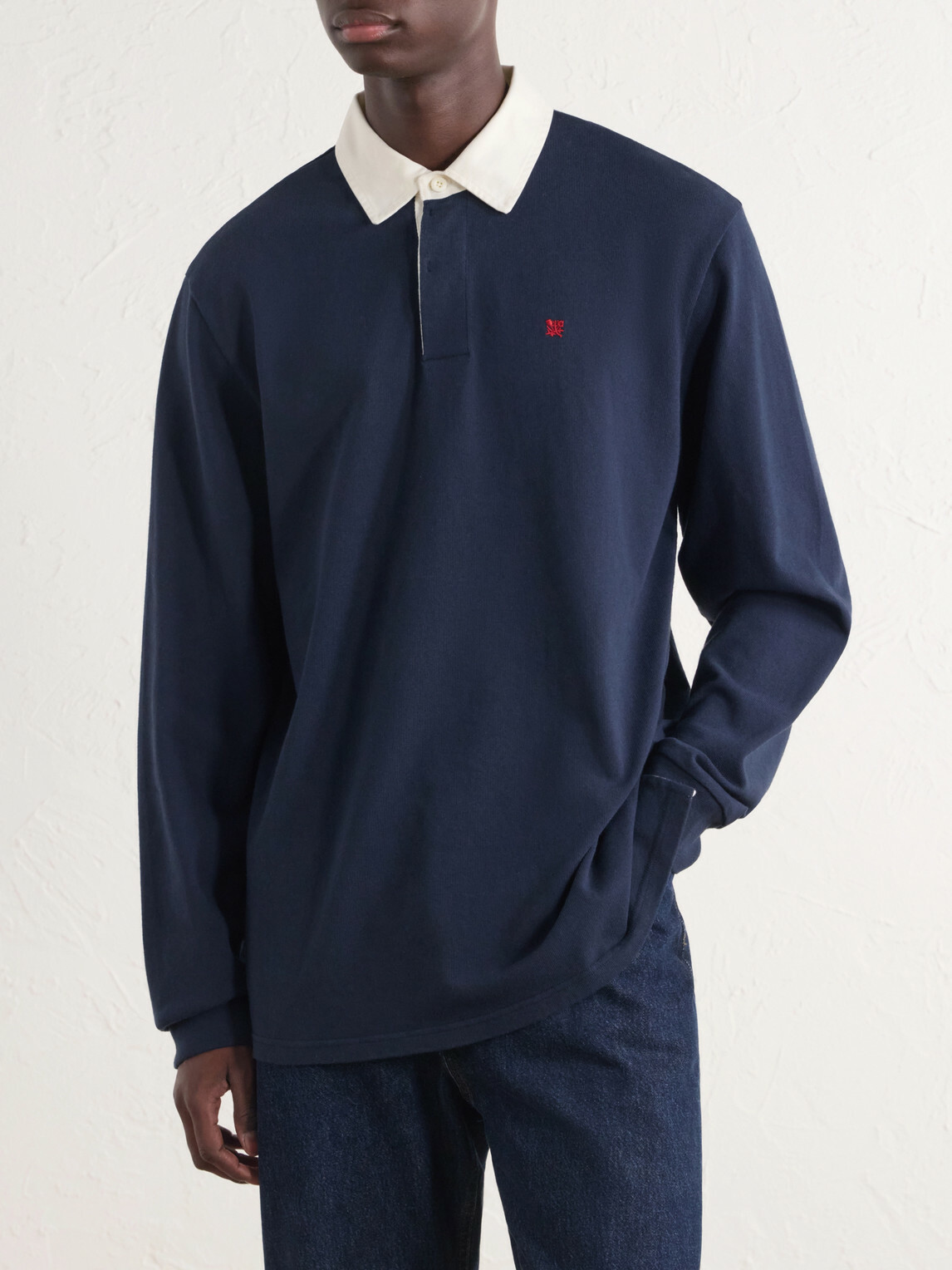 Aimé Leon Dore - Cotton-Jersey Polo Shirt - Blue