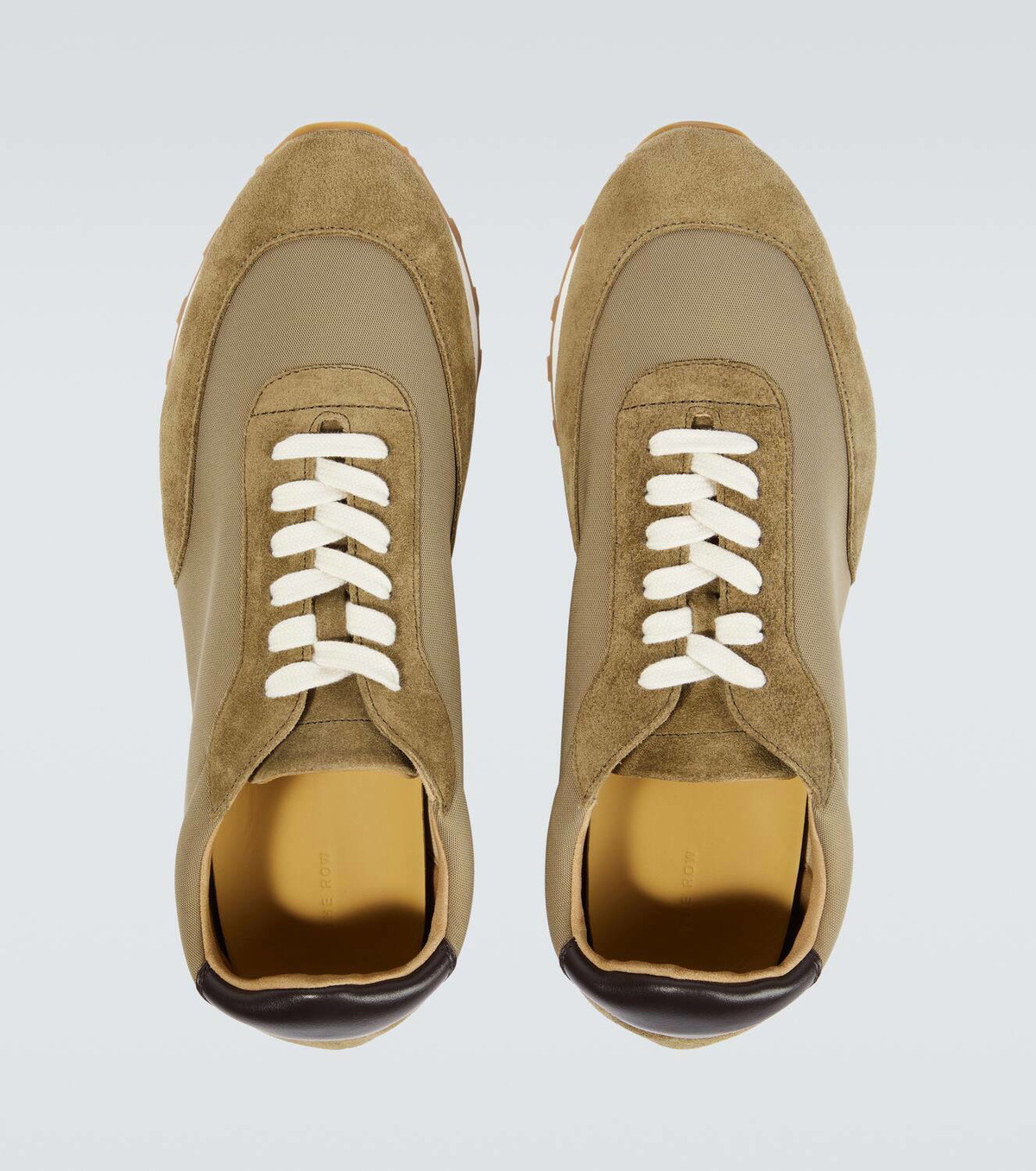 The Row Owen Runner suede-trimmed sneakers The Row