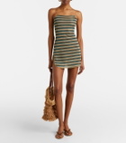Oséree Lumière striped minidress