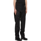 1017 ALYX 9SM Black Wool Tailored Cargo Pants