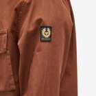 Belstaff Men's Scale Garment Dyed Shirt in Orange
