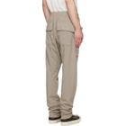 Rick Owens DRKSHDW Gray Tower Creatch Cargo Drawstring Pants