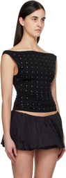 Miaou Black Lani Top