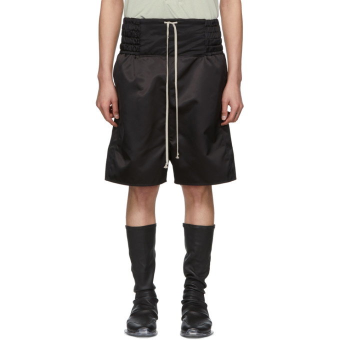 Photo: Rick Owens Black Boxing Shorts