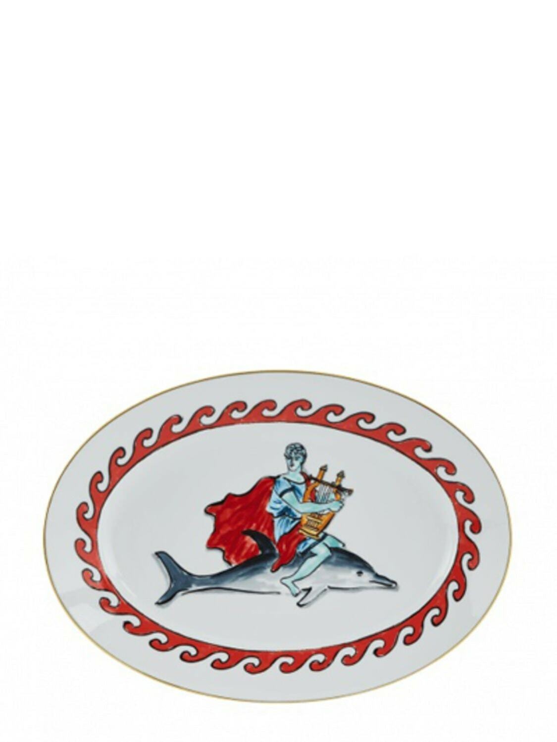 GINORI 1735 - 34cm Nettuno Oval Porcelain Platter