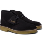 Clarks Originals - Suede Desert Boots - Black