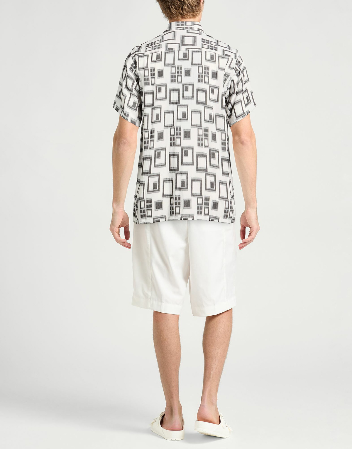 Needles Mens Shirt in Off white