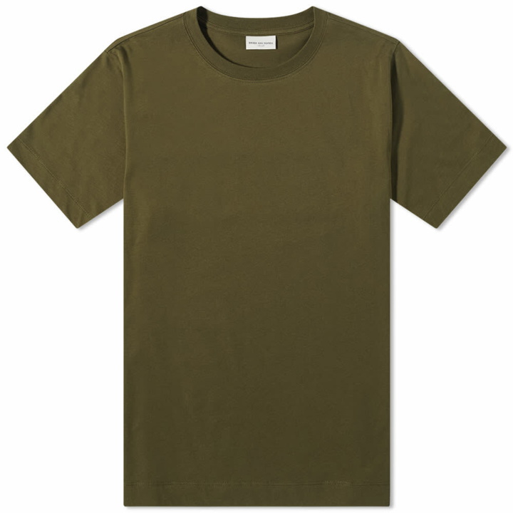 Photo: Dries Van Noten Men's Hertz Regular T-Shirt in Khaki