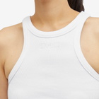 Vetements Women's Racing Tank Top in White
