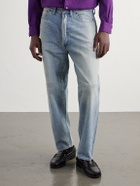 A.PRESSE - No. 37 Wide-Leg Distressed Jeans - Blue