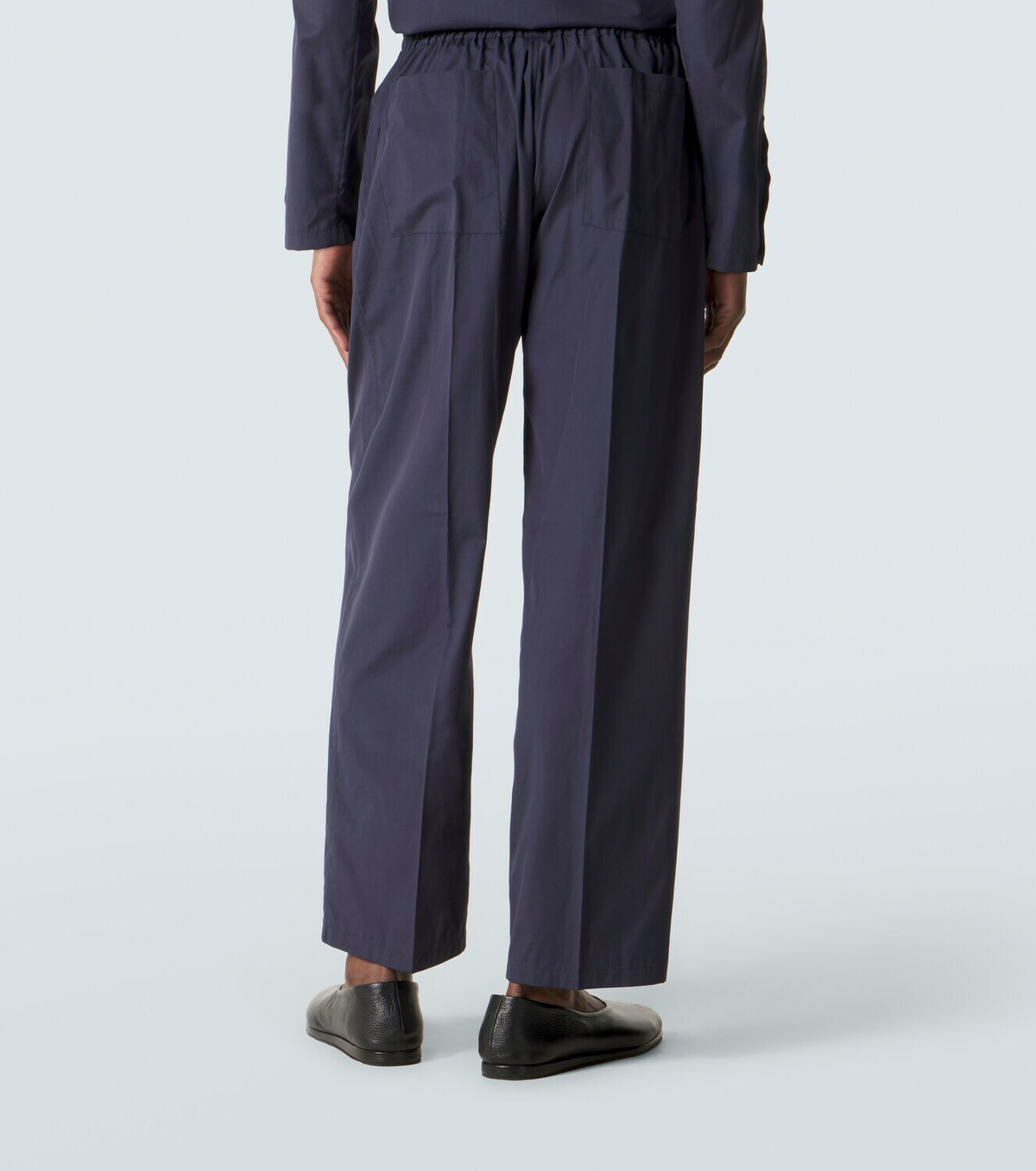 Umit Benan Julian cotton and silk straight pants