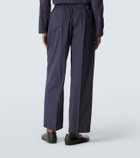 Umit Benan Julian cotton and silk straight pants