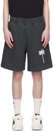 Palm Angels Gray 'The Palm' Shorts