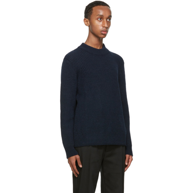 Sefr ニット Sefr Navy Leth Sweater Séfr