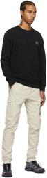C.P. Company Off-White Stretch Sateen Cargo Pant