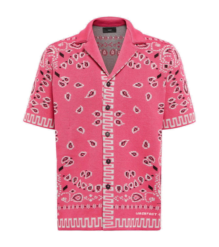 Photo: Alanui - Bandana cotton bowling shirt