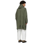 Moncler Reversible Green and Black Coffre Coat
