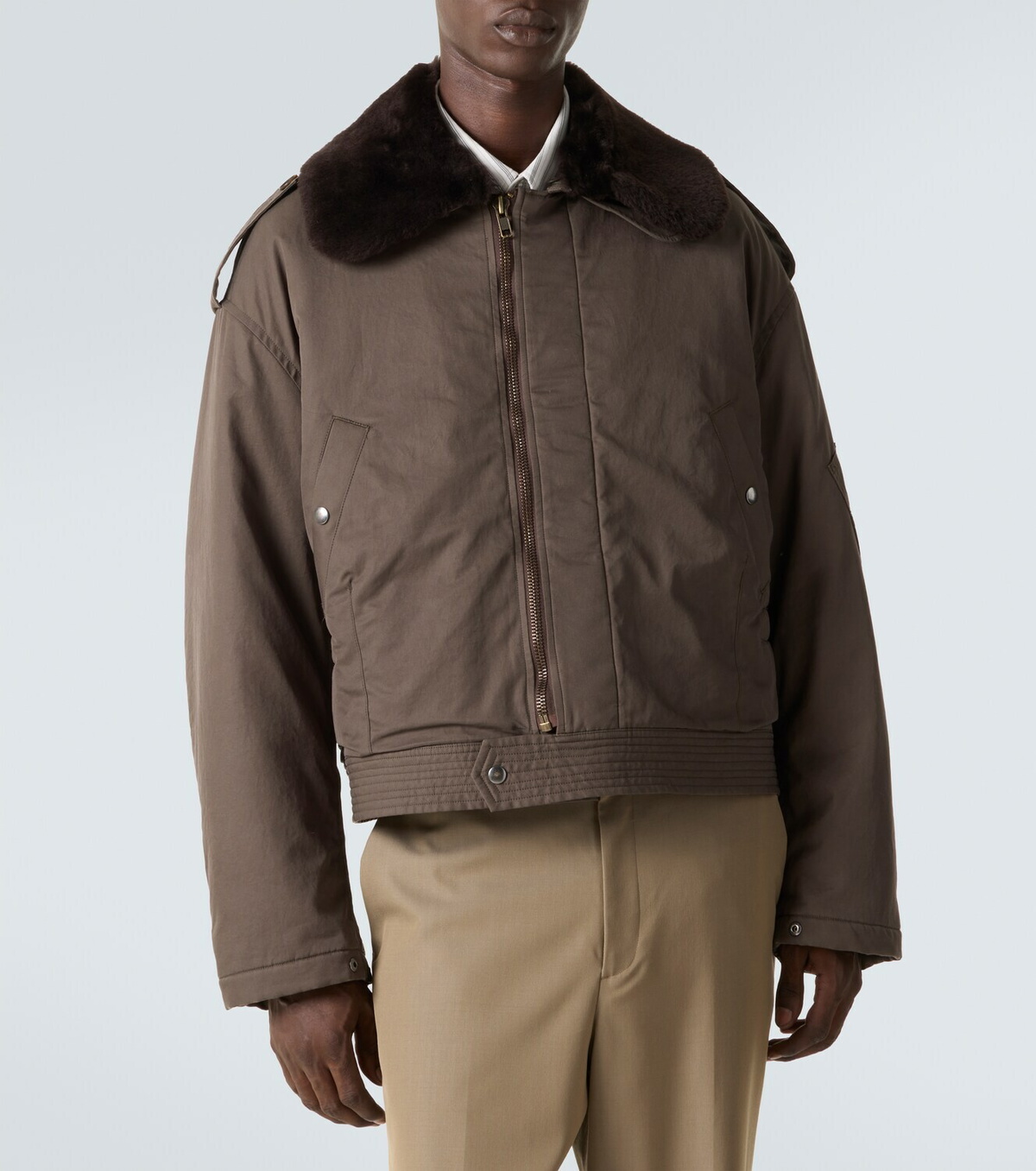Wool Gabardine Blouson main image 1