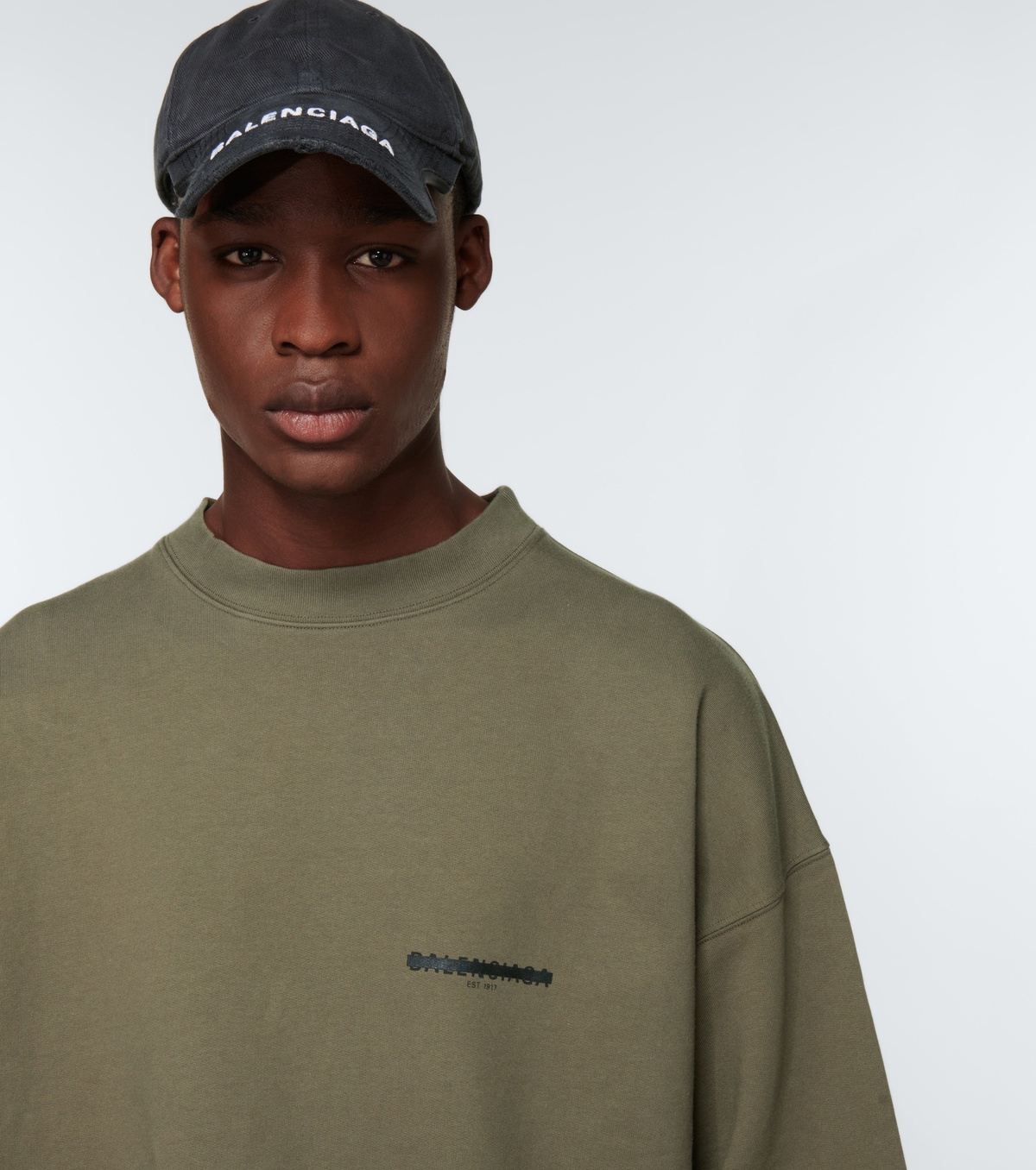 最終値下げBALENCIAGA Logo cotton sweat sihirt 最終値下げBALENCIAGA Logo cotton sweat sihirt