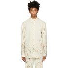 AURALEE Off-White Painted Gabardine Max Shirt