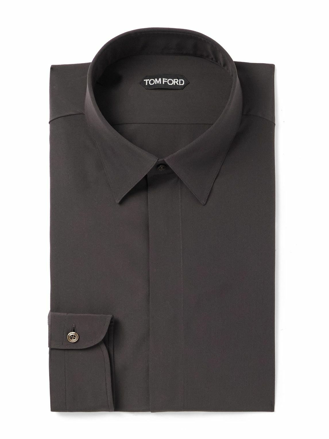 men's cotton dress shirts The Black Tux Cotton Dress Shirt-Extra Slim In White