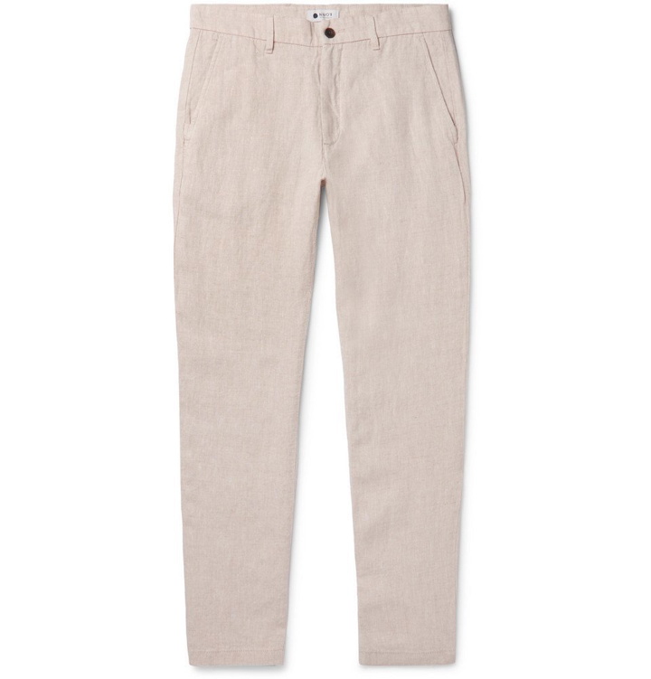 Photo: NN07 - Karl Slim-Fit Linen Trousers - Sand