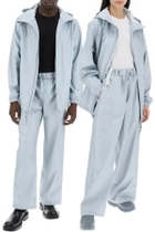 RAINS waterproof cargo joggers Light blue