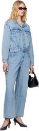 Levi's Blue Baggy Denim Jumpsuit