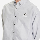 Men's AAPE Now Solid Oxford Shirt in Black