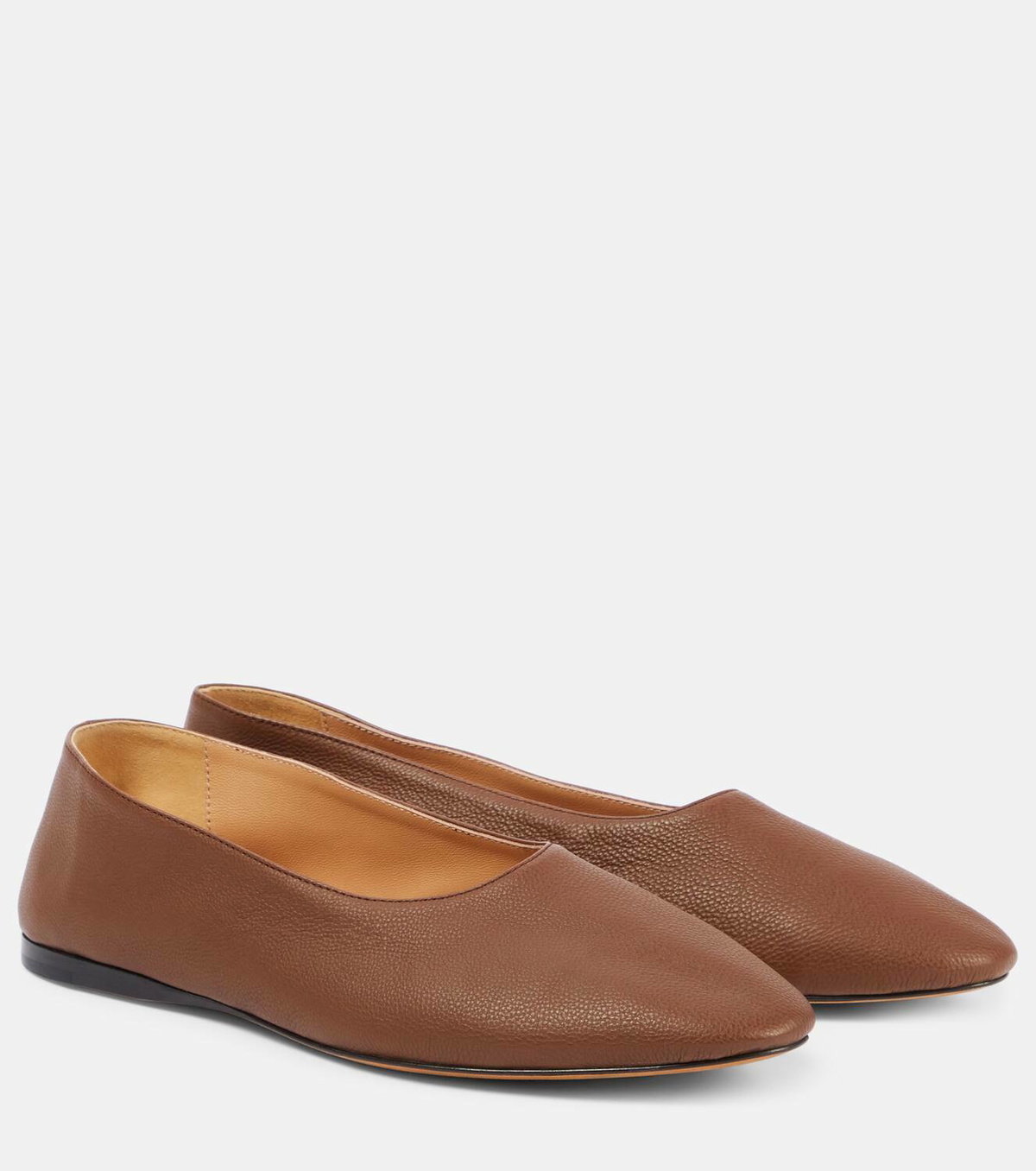 The Row Awar leather ballet flats The Row