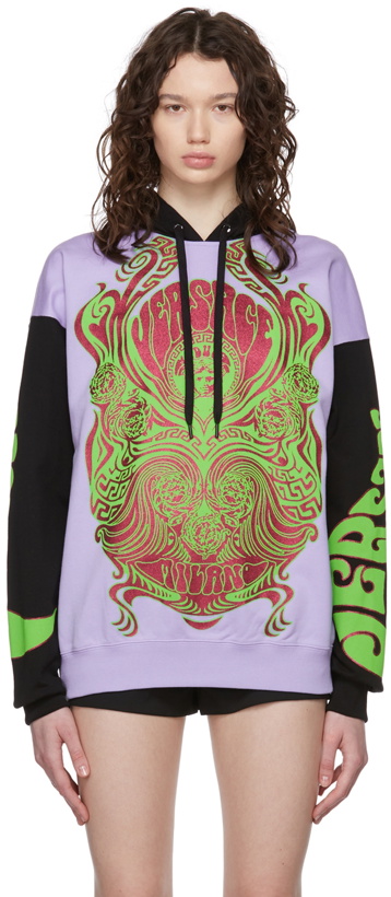 Photo: Versace Purple Medusa Music Hoodie