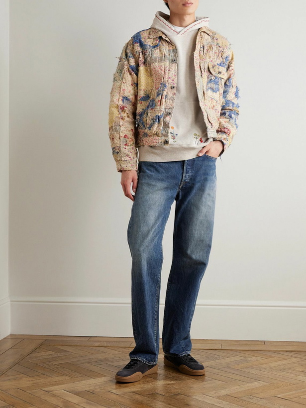 Photo: KAPITAL - Zimbabwe Straight-Leg Jeans - Blue