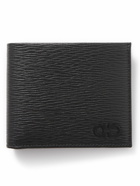 Salvatore Ferragamo - Gancini Logo-Appliquéd Textured-Leather Billfold Wallet