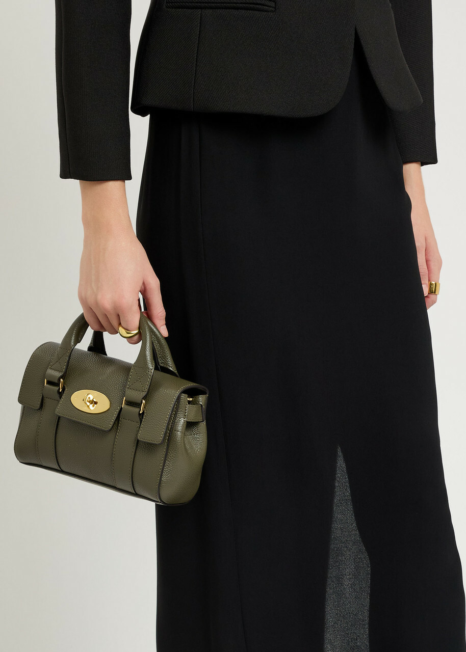 Mulberry Heritage Bayswater Mini Grained Leather Cross-body bag - Green - One Size