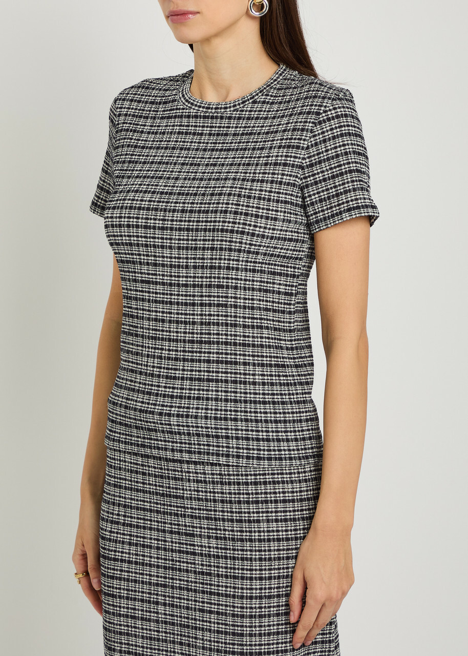 Vince Striped Shirred T-shirt Stripe