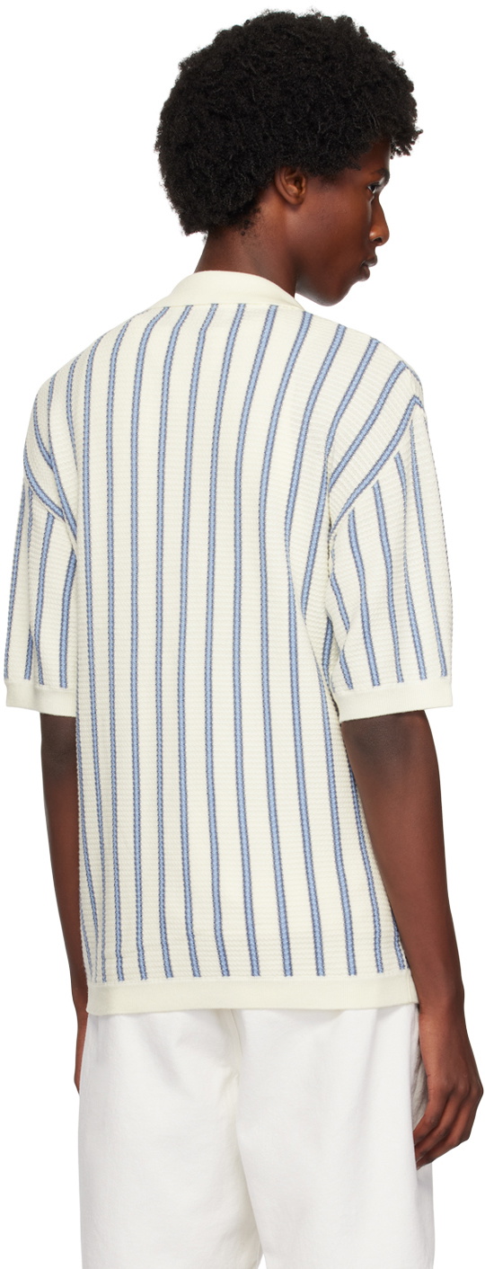 King & Tuckfield White Camp Collar Shirt